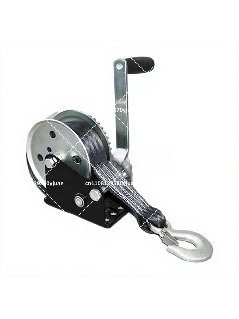 Boat Trailer Winch Strap - 2 Speed Manual Hand Crank Boat
