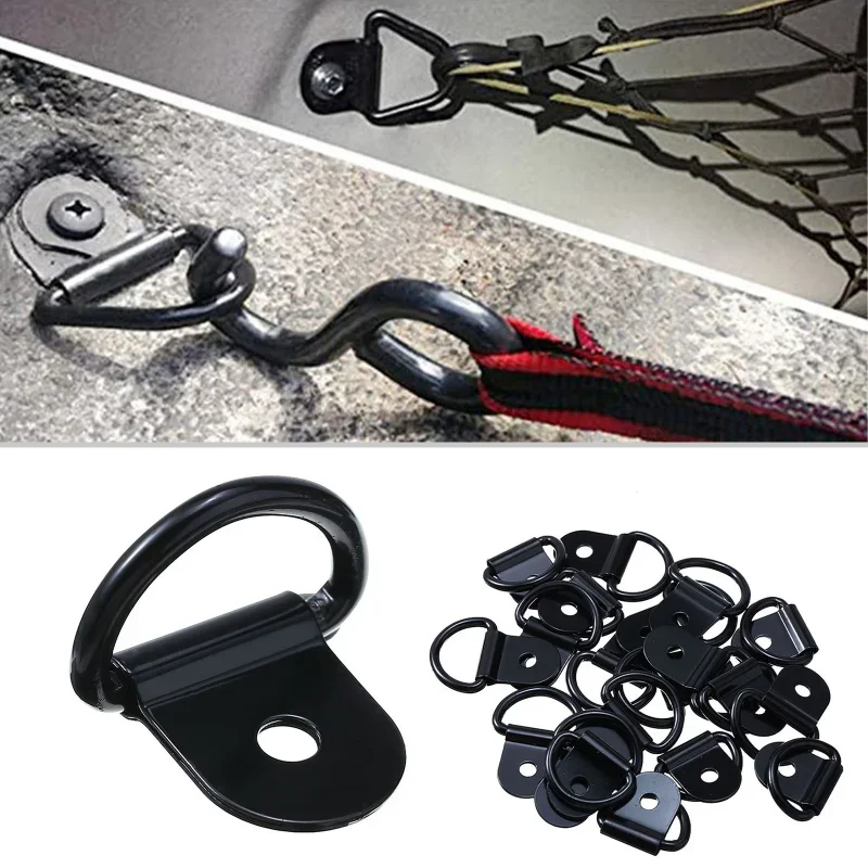 Boat Trailer Winch Strap - 10pcs D Shape Pull Hook Tie