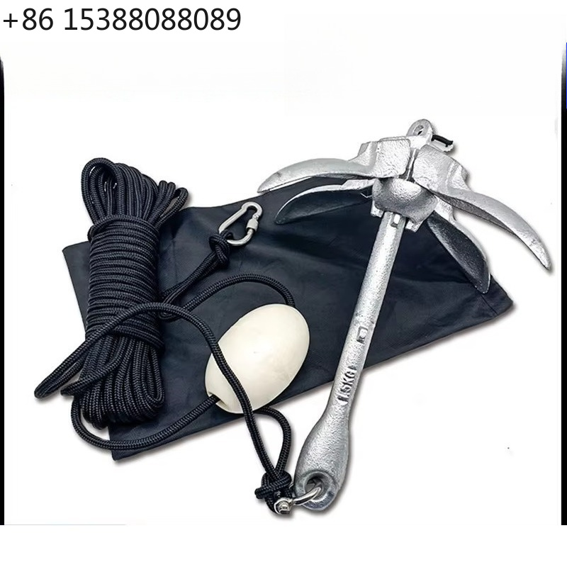 Boat Anchor Kit Galvanized - Hot Dip Galvanized Carbon Steel Folding