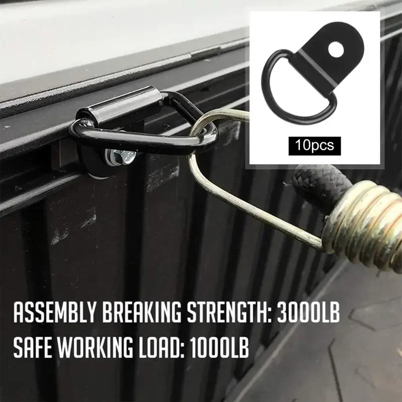 10-60PCS D Shape Tie Down Anch - огляд і ціна Boat Trailer Winch Strap