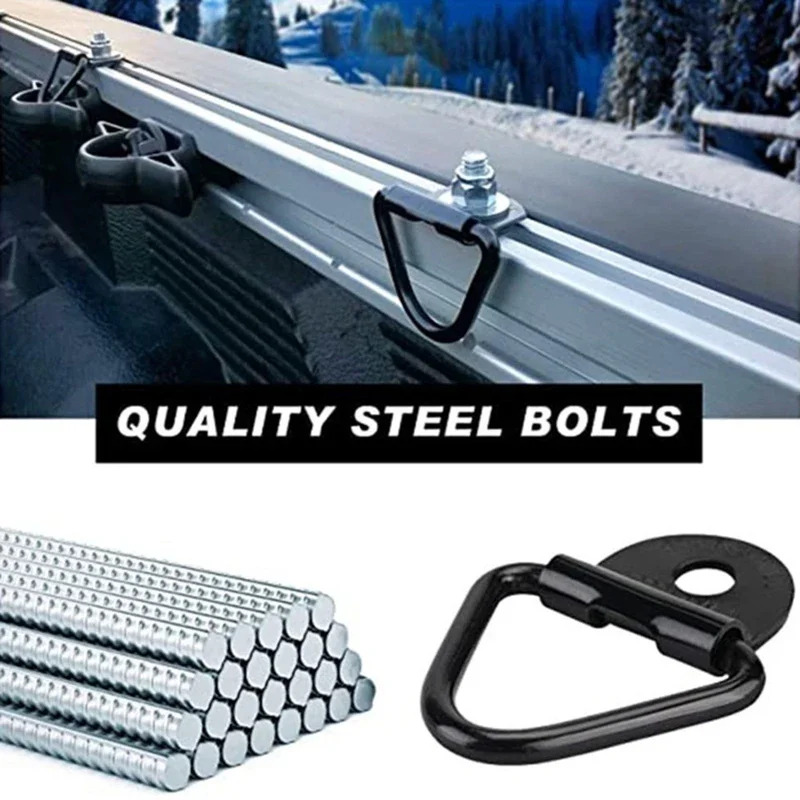 10-60PCS D Shape Tie Down Anch - огляд і ціна Boat Trailer Winch Strap