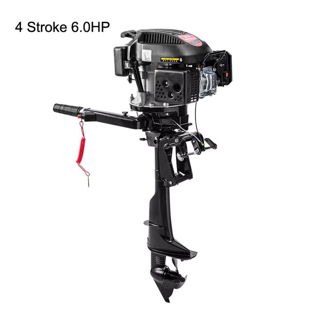 4 Stroke 4HP 6HP 7HP Outboard  - огляд і ціна Electric Outboard Motor 3Hp