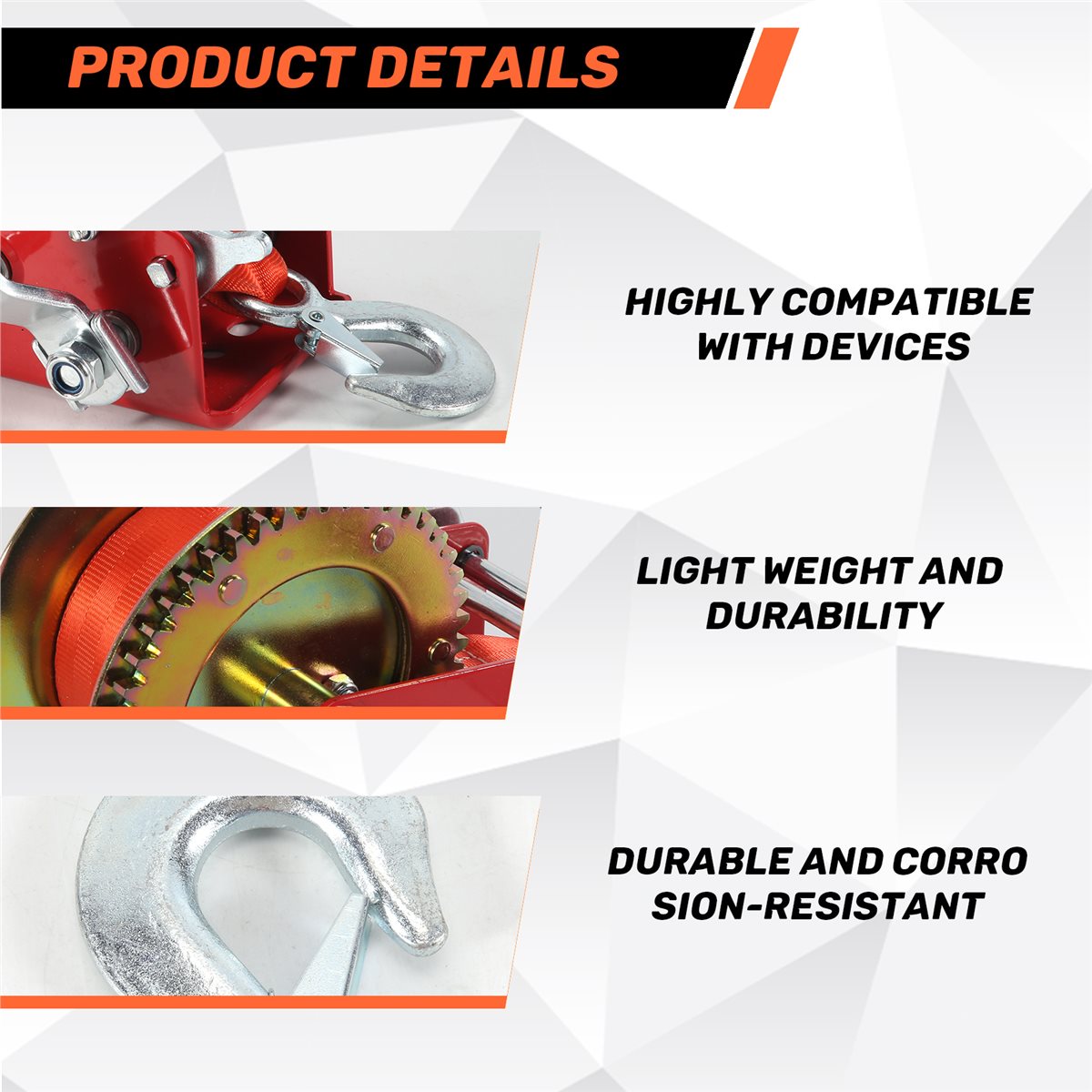ABLK Boat Winch 3500Lbs Capaci - огляд і ціна Boat Trailer Winch Strap