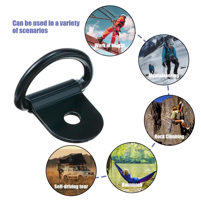 10pcs D Shape Pull Hook Tie Do - огляд і ціна Boat Trailer Winch Strap