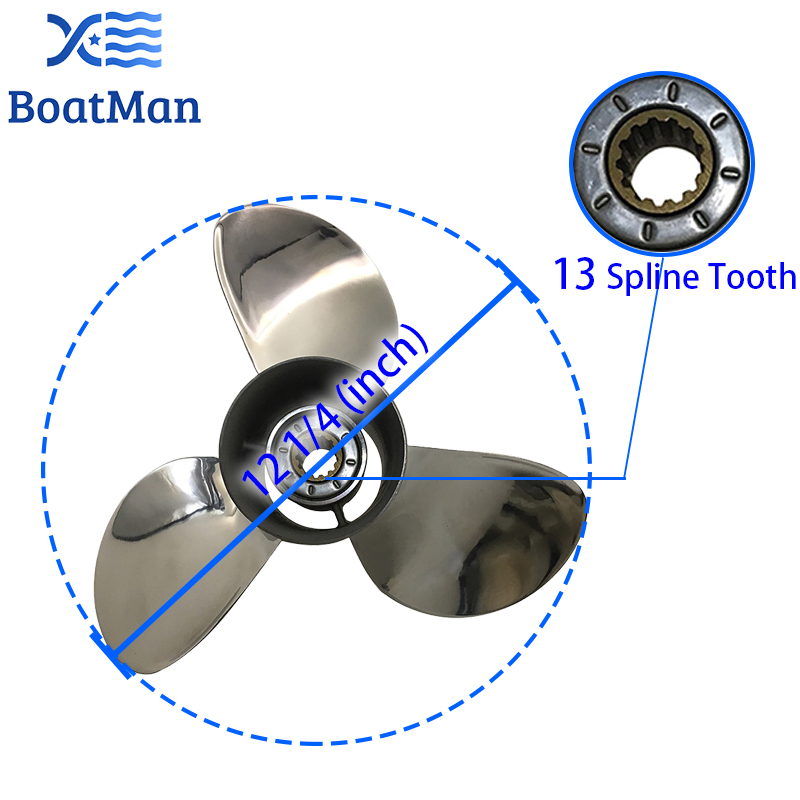 BoatMan® Stainless Steel Prope - огляд і ціна Outboard Motor Propeller Stainless
