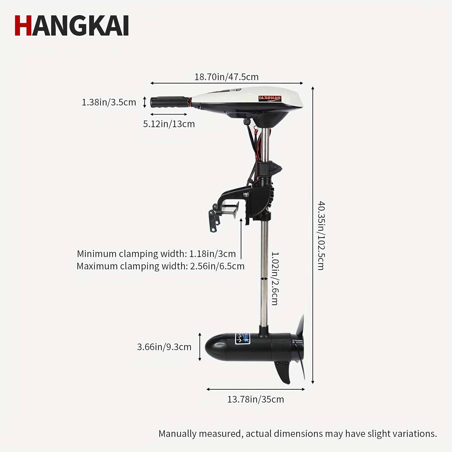 KOETSU HANGKAI 55/65 LBS Thrus - огляд і ціна Electric Outboard Motor 3Hp