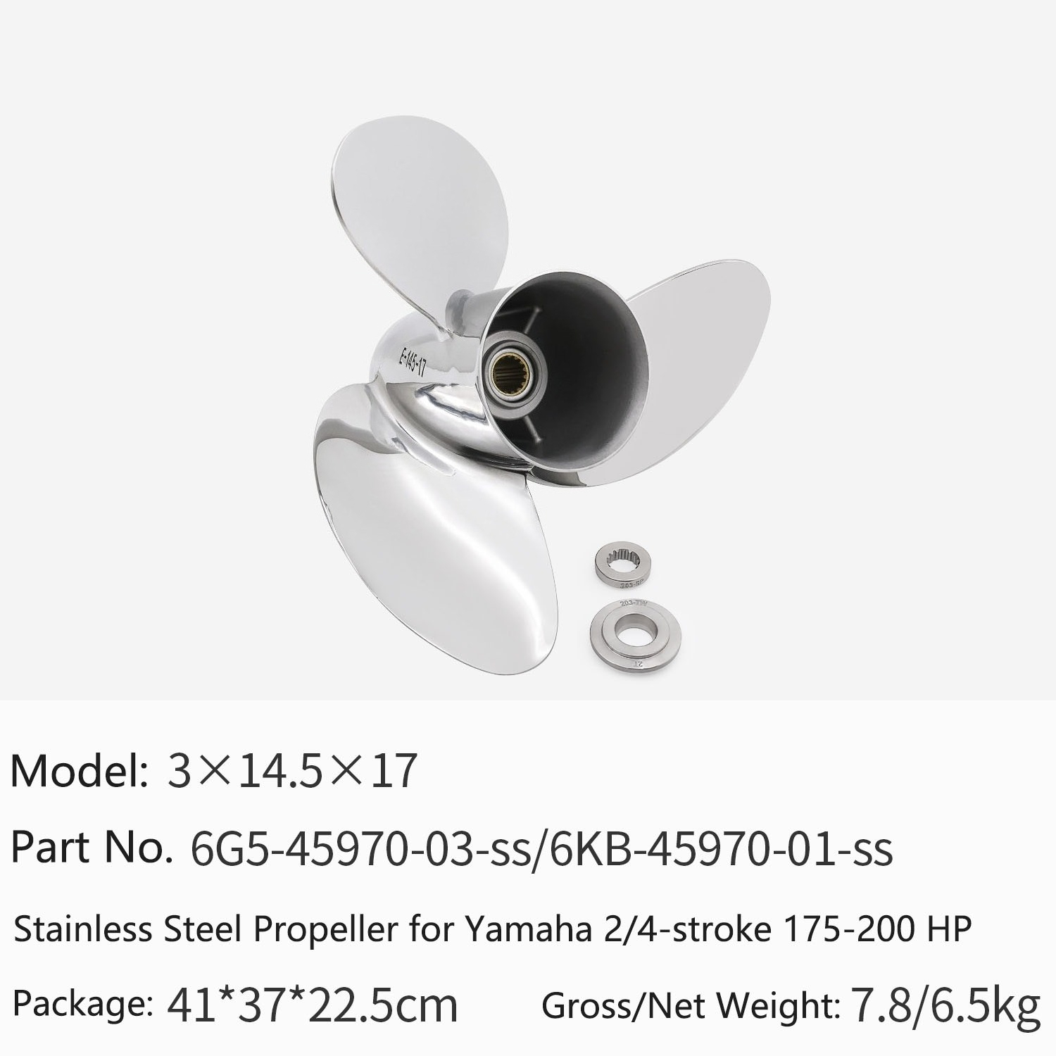 Outboard Motor Stainless Steel - огляд і ціна Outboard Motor Propeller Stainless