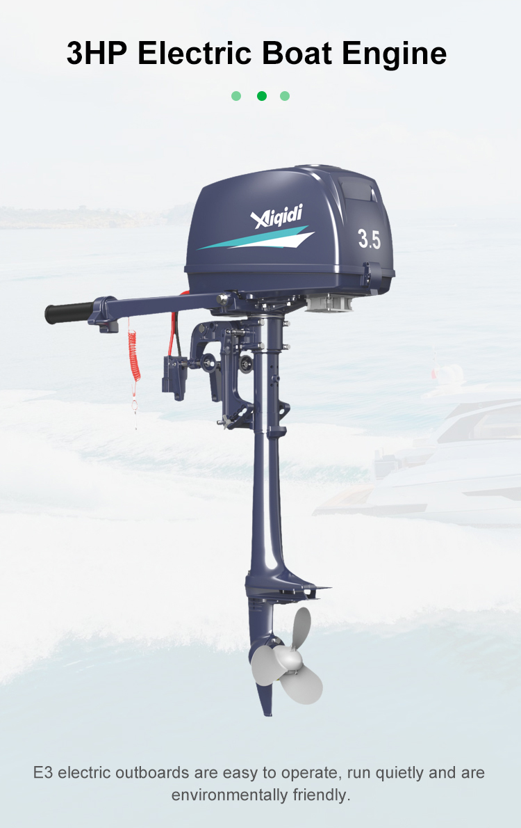 E3 Electric Outboard Motor AIQ - огляд і ціна Electric Outboard Motor 3Hp