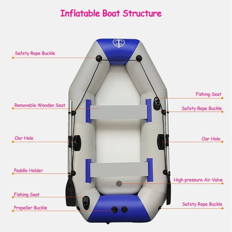 New 1.75-3.3m Fishing Boats wi - огляд і ціна Inflatable Boat 3.3M Pvc