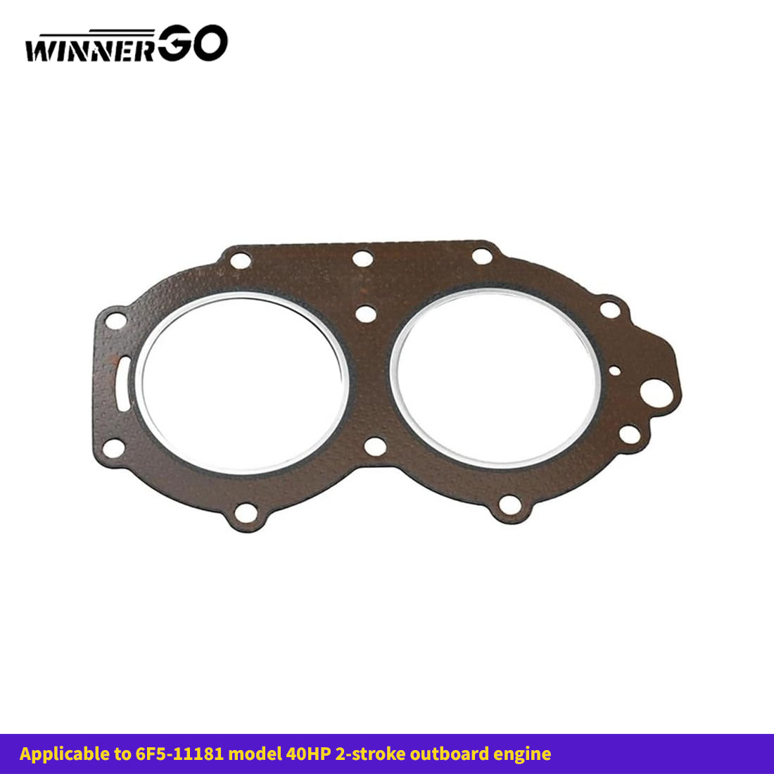 6F5-11181-A2 Cylinder Head Gas - огляд і ціна Outboard Motor 40Hp 2 Stroke