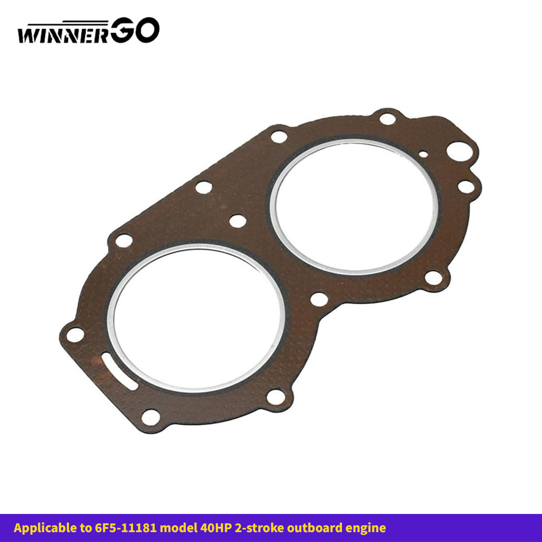 6F5-11181-A2 Cylinder Head Gas - огляд і ціна Outboard Motor 40Hp 2 Stroke