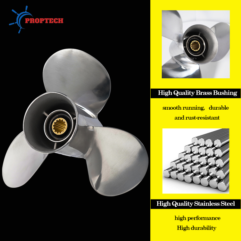 Boat Propeller 11 1/8x14 For Y - огляд і ціна Outboard Motor Propeller Stainless