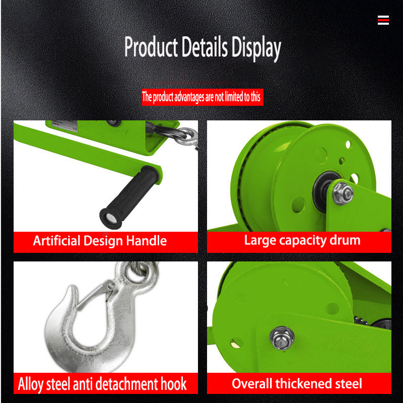 Manual Winch Bidirectional Sel - огляд і ціна Boat Trailer Winch Strap