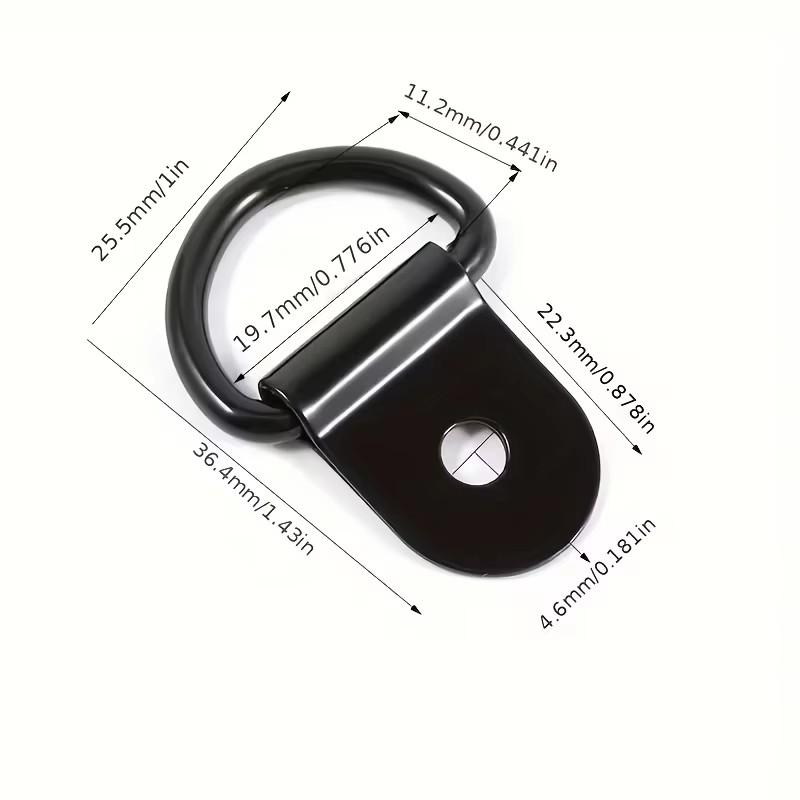 10Pcs D Rings Tie Down Anchors - огляд і ціна Boat Trailer Winch Strap