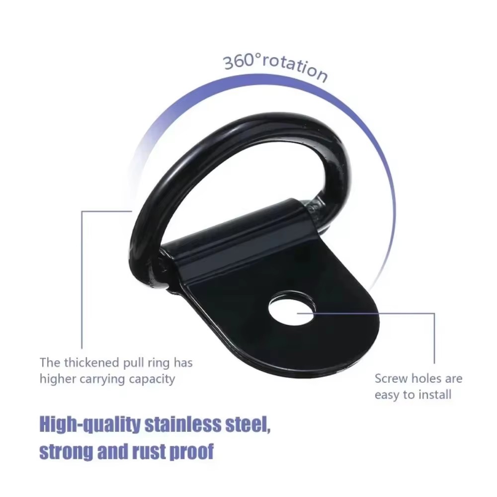 10Pcs D Rings Tie Down Anchors - огляд і ціна Boat Trailer Winch Strap