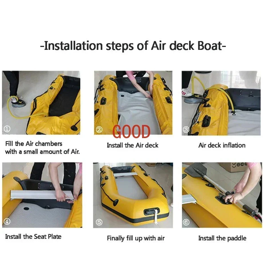 2.3~3.3m Inflatable Boat with  - огляд і ціна Inflatable Boat 3.3M Pvc