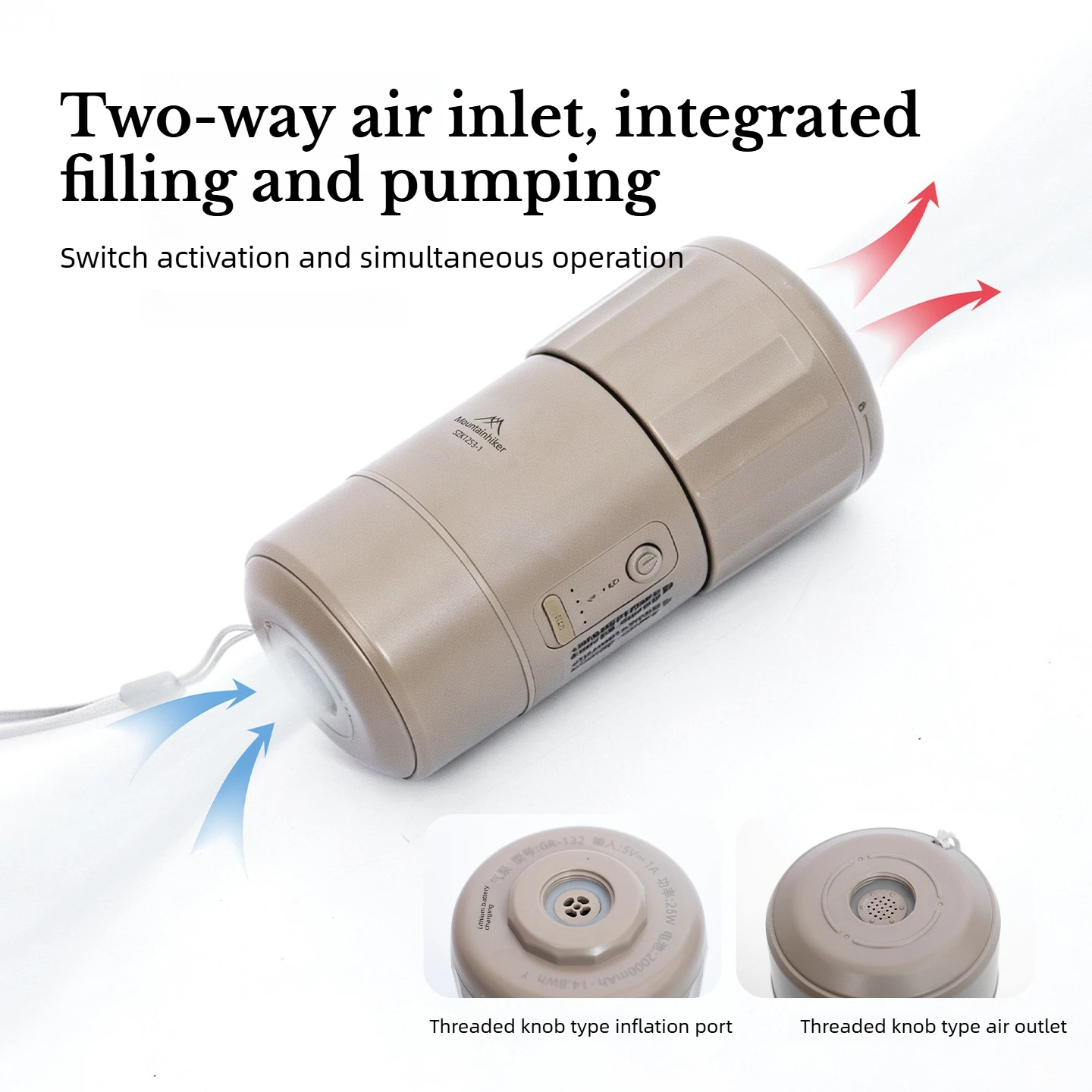 MOUNTAINHIKER Electric Air Pum - огляд і ціна Inflatable Boat Electric Pump