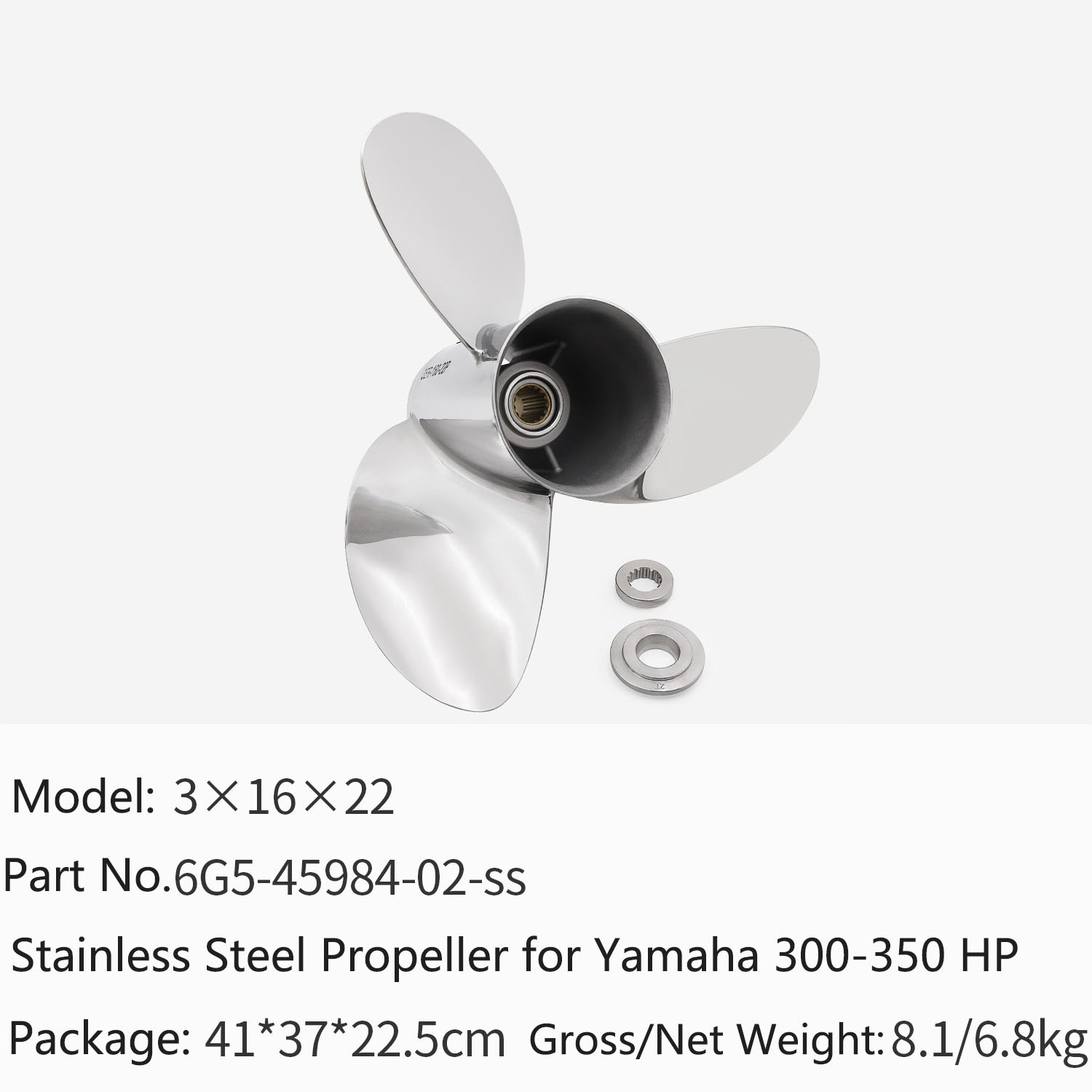 Outboard Motor Stainless Steel - огляд і ціна Outboard Motor Propeller Stainless